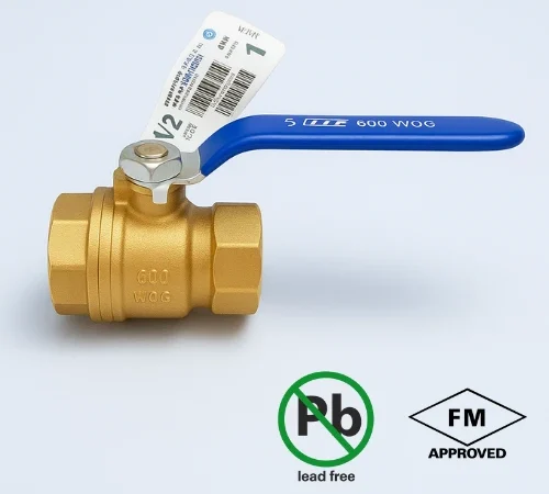 FORGED BRASS LEAD FREE BALL VALVE