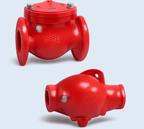 DI UL & FM-APPROVED SWING CHECK VALVE F/E  &  UL- LISED CHECK VALVE G/E - 300Psi