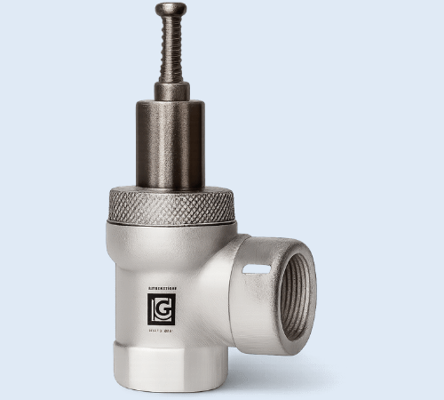 DIRECT ACTIVATED "SILENT" PRESSURE RELIEF VALVE