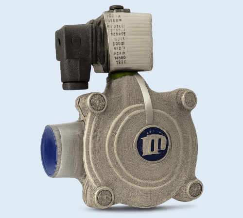 CF8 / CF8M 2/2 WAY PILOT OPERATED DIAPHRAGM TYPE SOLENOID VALVE
